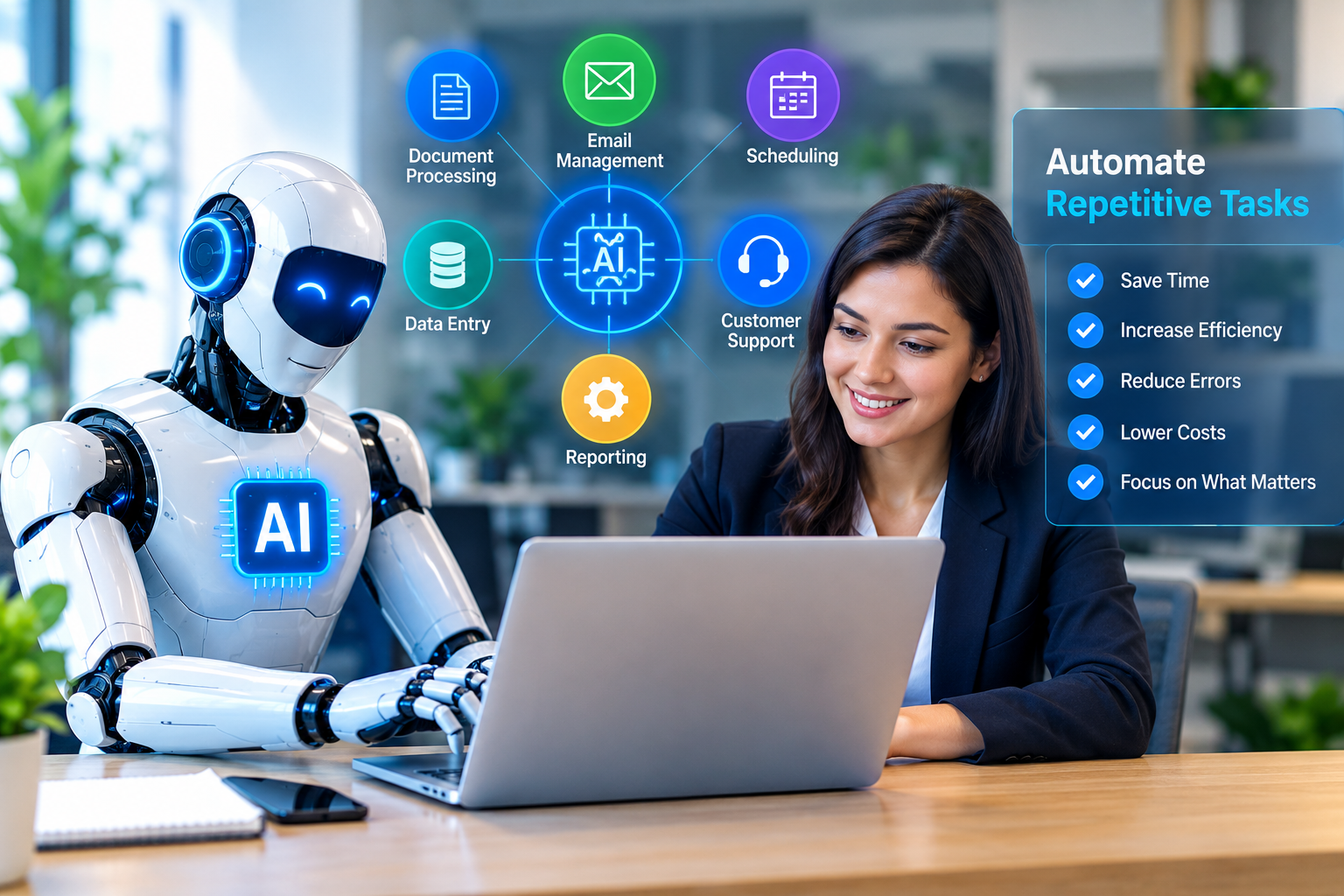 AI automating business tasks 